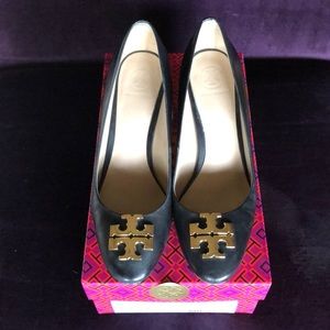 Tory Burch Raleigh Pumps Black Resina Leather